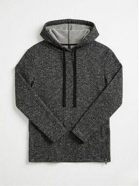 Fabletics Taj Hoodie Small Speckled Side Zip Pullover